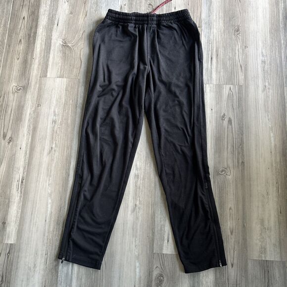 PRANA Breathe Joggers Pants Drawstring Elastic Side Ankle Zipper Black - Small - Picture 1 of 10